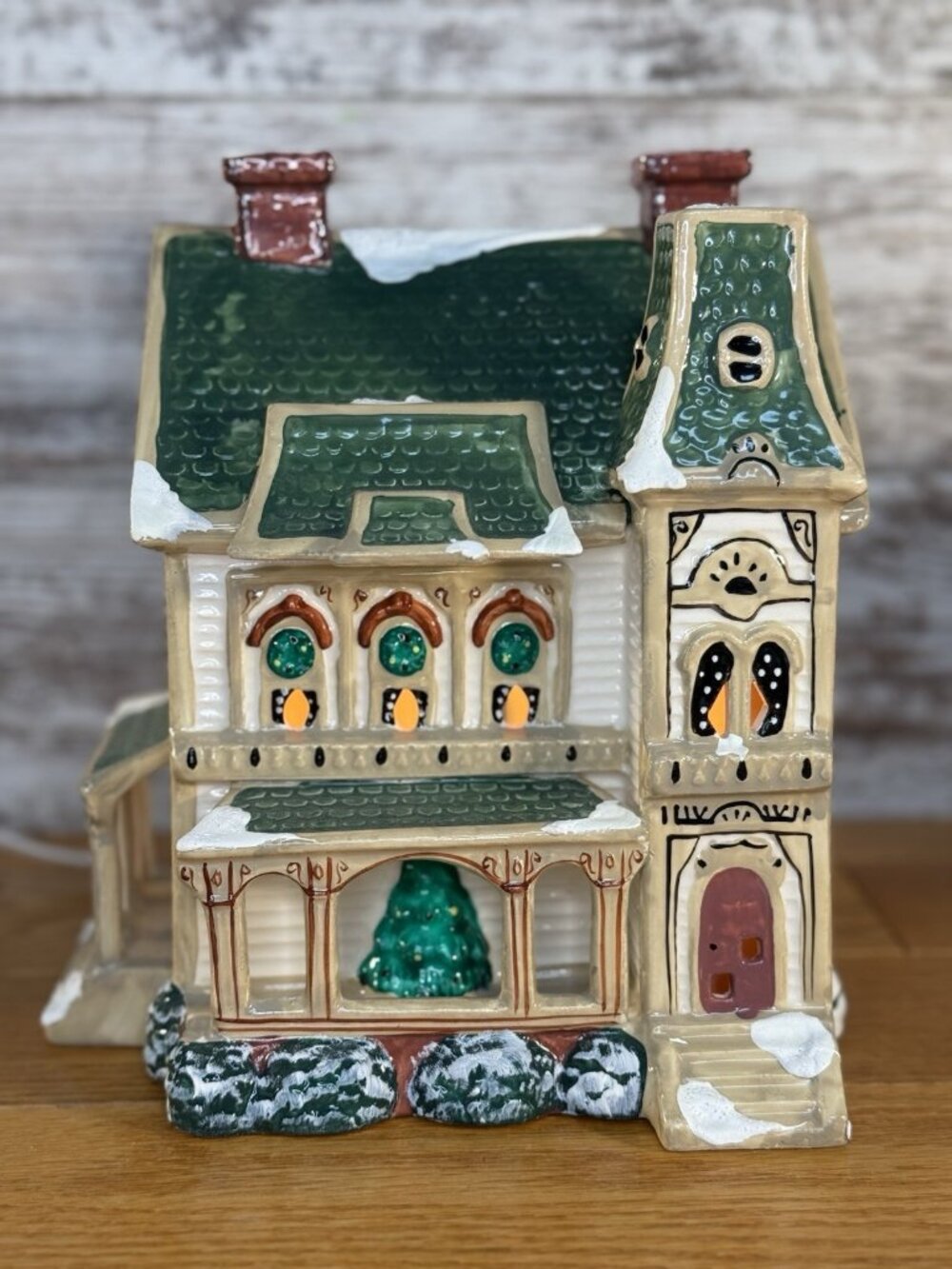 Dept 56 Snow Village Vintage 1986 Ramsey Hill House 5067‑9 Excellent Condition